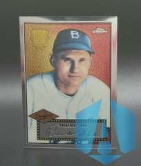 2002 Topps Chrome PREACHER ROE 1952 #66 Reprint 52R-11 Dodgers